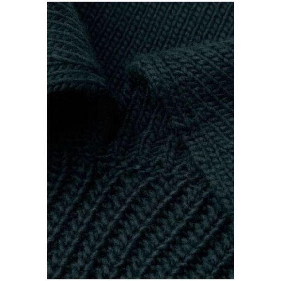 ✨H&M Hunter Green Dark Green Collared Rib-knit Sz Small Sweater✨ - Picture 4 of 9